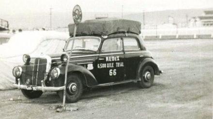 Walter Luxton i Frank Lobb – Mercedes Benz 170S.